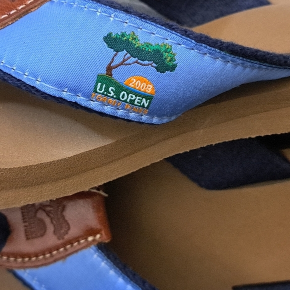 2008 US OPEN TORREY PINES golf sandals flip flops beach coastal lightweight M-L - Picture 8 of 9
